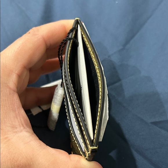 Marc Jacobs Sparkling Gold Card Holder - Picture 3 of 4